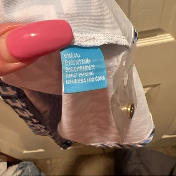 J. McLaughlin Blue and White Midi Dress - Picture 7 of 11